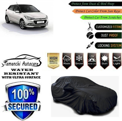 Tamanchi Autocare Car Cover For Hyundai Elite i20 Sportz Plus CVT Petrol(Black)