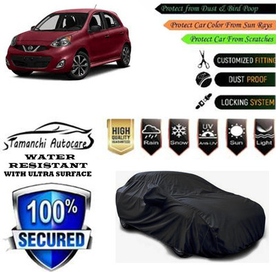 Tamanchi Autocare Car Cover For Nissan Micra INHR(Black)