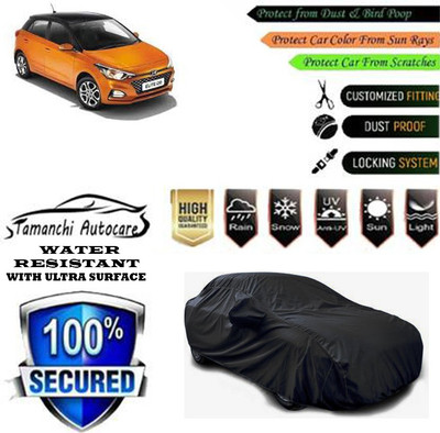 Tamanchi Autocare Car Cover For Hyundai Elite i20 Asta Option Petrol(Black)