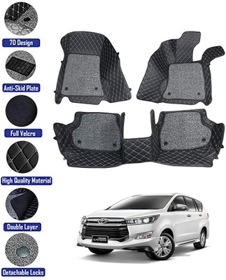 RKPSP Leatherite 7D Mat For  Toyota Innova Crysta(Black)