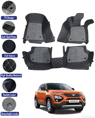 RKPSP Leatherite 7D Mat For  Tata Harrier(Black)
