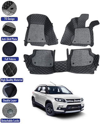 RKPSP Leatherite 7D Mat For  Maruti Suzuki Vitara Brezza(Black)
