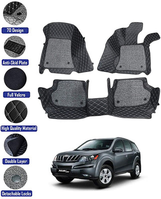 MATIES Leatherite 7D Mat For  Mahindra XUV 500(Black)