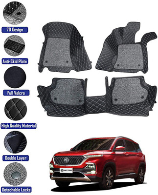 RKPSP Leatherite 7D Mat For  MG Hector(Black)