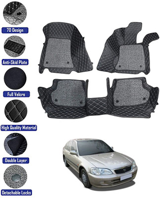 RKPSP Leatherite 7D Mat For  Honda City(Black)