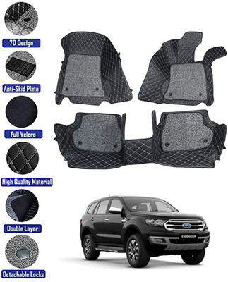 RKPSP Leatherite 7D Mat For  Ford Endeavour(Black)