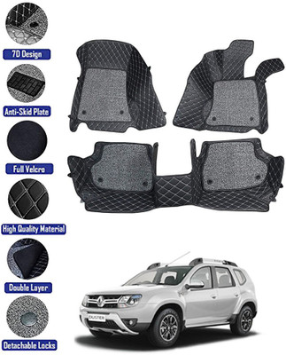 RKPSP Leatherite 7D Mat For  Renault Duster(Black)