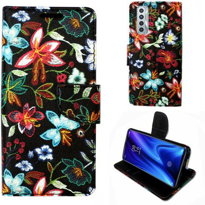 Realgo Flip Cover for Tecno Camon 17(Black, Pack of: 1)