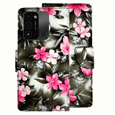 Realgo Flip Cover for Tecno Spark Go 2022(Black, Pack of: 1)