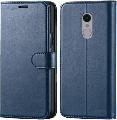 Luxury Counter Flip Cover for Xiaomi Redmi Note 3 Premium Quality |Dual Stiched |Complete Protection| Back Cover(Blue, Magnetic Case, Pack of: 1)