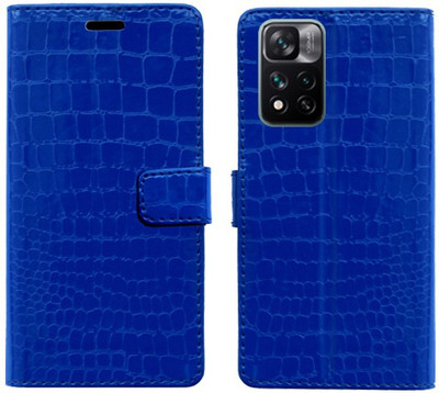Realgo Flip Cover for Xiaomi 11i(Blue, Pack of: 1)