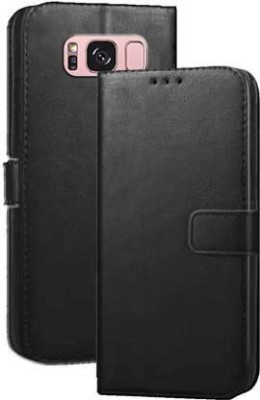 GoPerfect Flip Cover for Samsung Galaxy S8 |Leather Finish Flip Cover|Inbuilt Stand & Inside Pockets(Black, Magnetic Case, Pack of: 1)