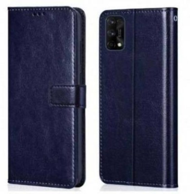 Luxury Counter Flip Cover for Xiaomi Redmi Poco M3 Premium Quality |Dual Stiched |Complete Protection| Back Cover(Blue, Magnetic Case, Pack of: 1)