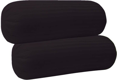 JDX 18013-2-9x24 Microfibre Solid Bolster Pack of 2(Black)