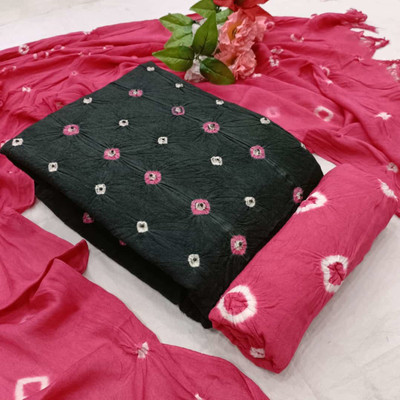 het designer studio Georgette Printed Kurta & Churidar Material