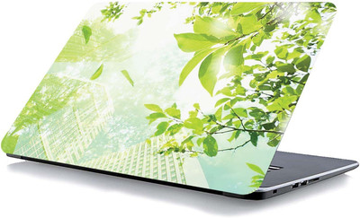 qth NATURAL LAP-5609 VINYL Reusable Laptop Skin Compatible for 15.6 inch(Theme: Spiritual)