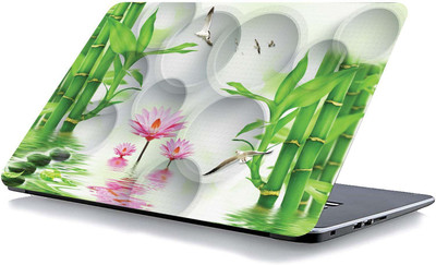qth GRAPHICS LAP-5006 VINYL Reusable Laptop Skin Compatible for 15.6 inch(Theme: Nature)