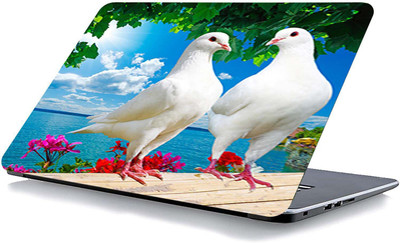 qth GRAPHICS LAP-5404 VINYL Reusable Laptop Skin Compatible for 15.6 inch(Theme: Nature)