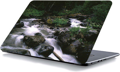 qth NATURAL LAP-5845 VINYL Reusable Laptop Skin Compatible for 15.6 inch(Theme: Nature)