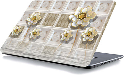 qth GRAPHICS LAP-5305 VINYL Reusable Laptop Skin Compatible for 15.6 inch(Theme: Patterns)