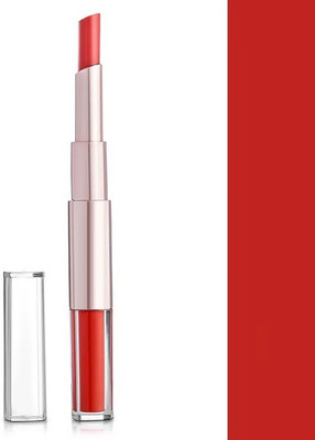 MYEONG Non Transfer & Kiss Proof 2 in 1 Matte Finish Liquid Lipstick(peach, 10 g)
