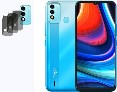 XAZE Back Camera Lens Glass Protector for ITEL VISION 2S(Pack of: 3)