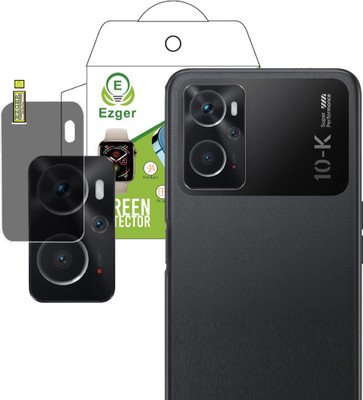 EZGER Back Camera Lens Glass Protector for OPPO K10(Pack of: 1)