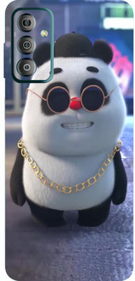 BugguSkin Samsung Galaxy F23 5G, samsung galaxy f23 5g Mobile Skin(Ultra Super Happy Panda Skin With High Matte Finish.)