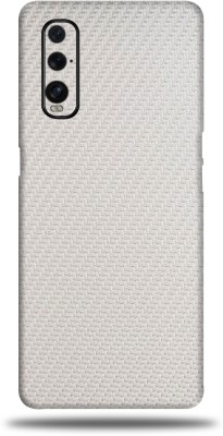 gizmo Oppo Find x2 Mobile Skin(White carbon fiber skin with ultra matte finish)