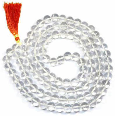 Snehacreations CLear Quartz Crystal Stone Chain
