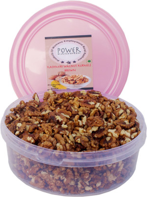 Power Kashmir Walnut Kernels Brown in Food Grade Jar|Kashmiri Walnuts Without Shell Walnuts(1 x 1 kg)