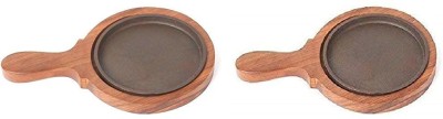 ARTISTIC WOOD GALLERY BT02 Sizzler Tray(Pack of 2)