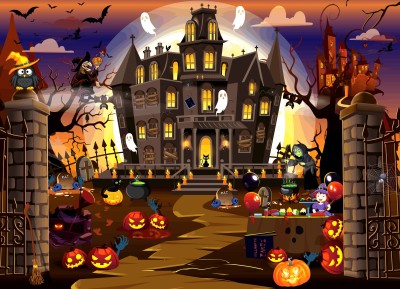 Brain Tree BrainTree - Halloween 1000 piece puzzle for adults(1000 Pieces)