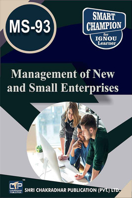 IGNOU MS 93 Help Book Management Of New And Small Enterprises IGNOU Study Notes For Exam Preparations With Latest Previous Years Solved Question Papers (Latest Syllabus) IGNOU MBA IGNOU Master Of Business Administration MS-93(Paperback, BHAVYA KUMAR SAHNI) IGNOU MS 93 Help Book Management Of New And Small Enterprises IGNOU Study Notes For Exam Preparations With Latest Previous Years Solved Question Papers (Latest Syllabus) IGNOU MBA IGNOU Master Of Business Administration MS-93(Paperback, BHAVYA KUMAR SAHNI)