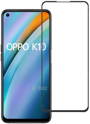 Q Box Edge To Edge Tempered Glass for Oppo K10(Pack of 1)