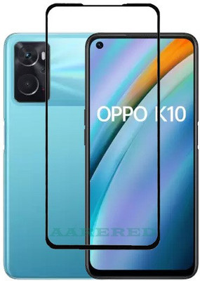 AARERED Edge To Edge Tempered Glass for Oppo K10(Pack of 1)
