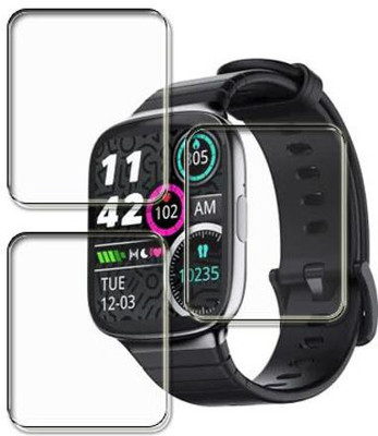 tombik Impossible Screen Guard for Q5-Ambrane Fitshot Edge Smartwatch PACK-3(Pack of 3)