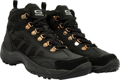 GOLDSTAR Hiking & Trekking Shoes High Tops For Men(Black)