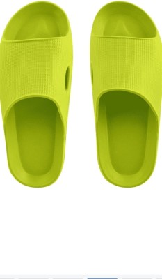 slipover Men Slides(Green , 10)