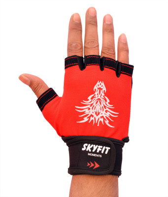 LITE FEEL WRIST SUPPORTS GLOVES FOR WORKOUT Gym & Fitness Gloves(Red)
