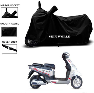 THE REAL ARV Waterproof Two Wheeler Cover for Hero(Electric NYX, Black)