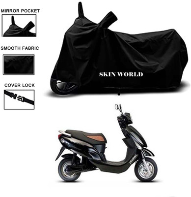 AutoRash Waterproof Two Wheeler Cover for Hero(Electric Photon, Black)