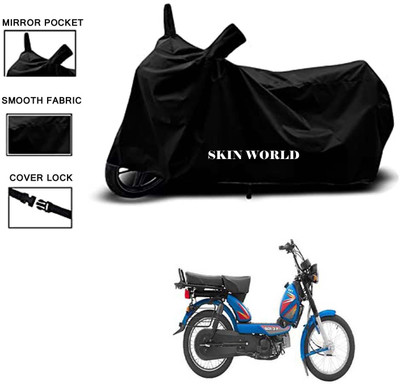 AutoRash Waterproof Two Wheeler Cover for TVS(Heavy Duty Super XL, Black)