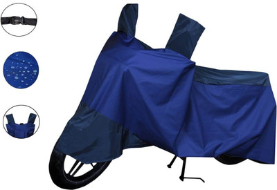 AutoGalaxy Waterproof Two Wheeler Cover for TVS(Pep Plus, Blue)