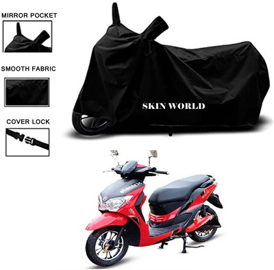 APNEK Waterproof Two Wheeler Cover for Hero(Electric Dash, Black)