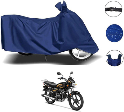 AutoGalaxy Two Wheeler Cover for Hero(MotoCorp Passion Pro, Blue)