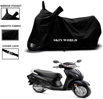 APNEK Waterproof Two Wheeler Cover for Honda(Activa 6G, Black)
