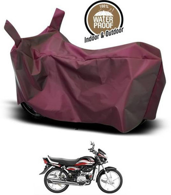smwzxyu Waterproof Two Wheeler Cover for Universal For Bike(Maroon)