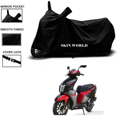 Mdstar Waterproof Two Wheeler Cover for TVS(Ntorq 125, Black)