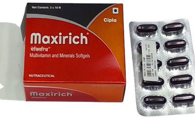 Cipla MAXIRICH 3 x 10 N CAPSULES(30 Capsules)